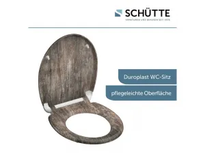 Schütte WC sedadlo z duroplastu (vzhľad dreva)