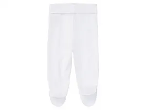 lupilu® Detské bavlnené tepláky pre bábätká Bio, 3 kusy (62/68, navy modrá/biela)