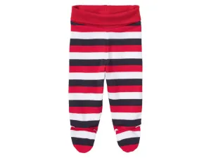 lupilu® Detské bavlnené tepláky pre bábätká Bio, 3 kusy (62/68, navy modrá/biela)