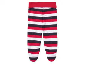 lupilu® Detské bavlnené tepláky pre bábätká Bio, 3 kusy (62/68, navy modrá/biela)