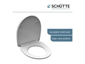 SCHÜTTE WC sedadlo pomalé zatváranie lesklé WATER LILY Duroplast