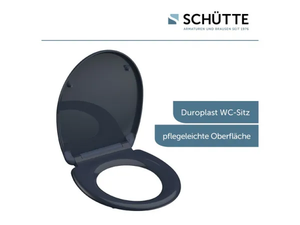 Schütte WC sedadlo z duroplastu (antracitová)