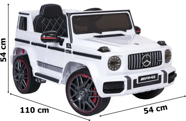 Elektromobil pre deti MERCEDES AMG G63 biely