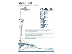 Schütte Sprchová tyč Silver Rain