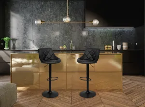 Cyrdro Black bar hocker