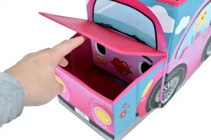 Box na hračky Auto ružové