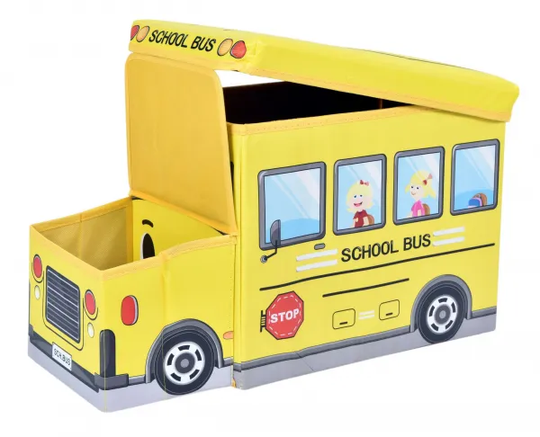 Box na hračky Autobus žltý