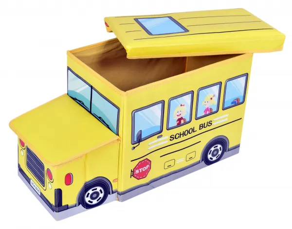 Box na hračky Autobus žltý