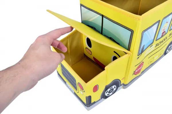 Box na hračky Autobus žltý