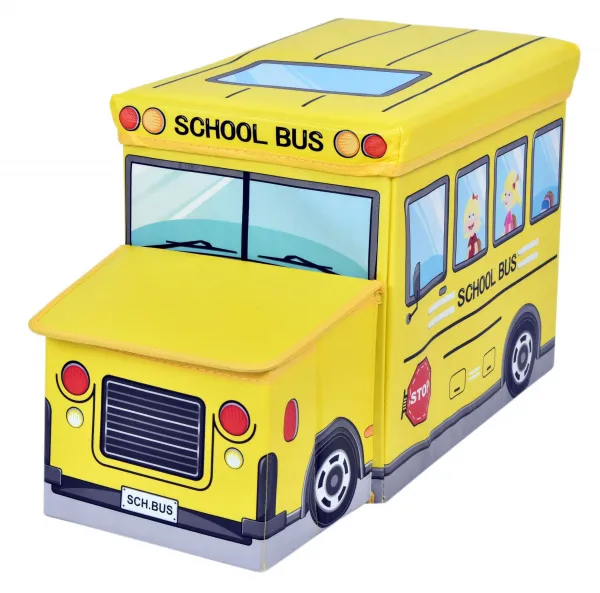 Box na hračky Autobus žltý