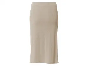 Esmara® Dámska midi sukňa, béžová (S (36/38))