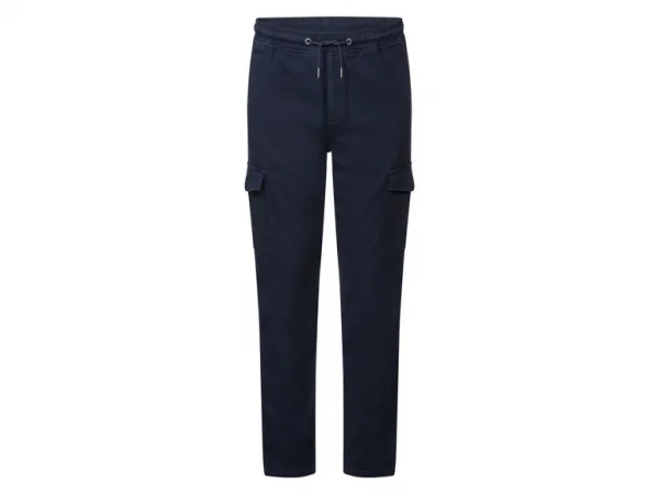 Livergy® Pánske cargo tepláky (48, navy modrá)