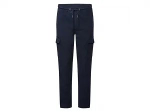 Livergy® Pánske cargo tepláky (48, navy modrá)