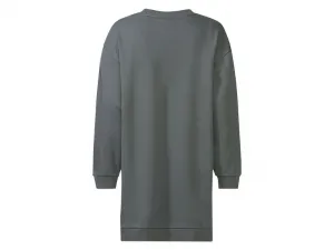 esmara® Dámske teplákové šaty (zelená, S (36/38))