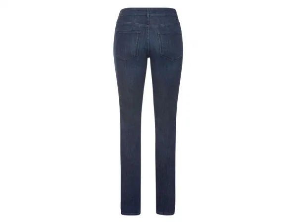 esmara® Dámske rifle „Slim Fit" ( dlhá dĺžka, 36, tmavomodrá)