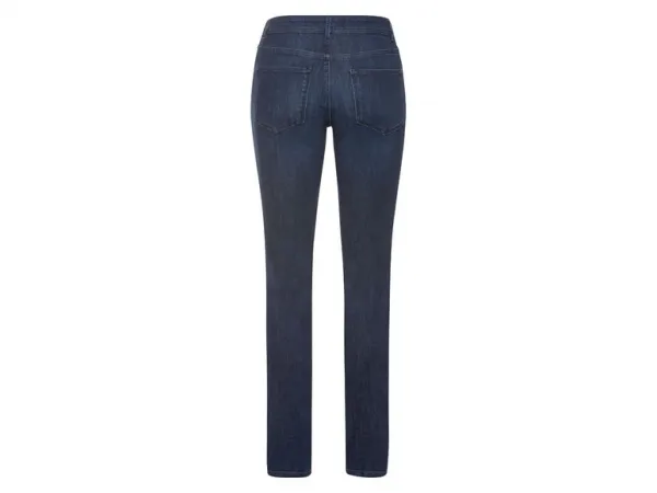 esmara® Dámske rifle „Slim Fit" ( dlhá dĺžka, 36, tmavomodrá)