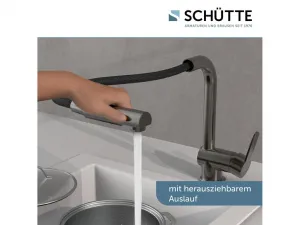 Schütte Kuchynská batéria London s výsuvnou sprchou (grafit)