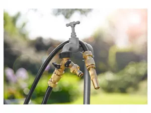 Parkside® Mosadzný adaptér/rozdeľovač (mosadzné adaptéry)