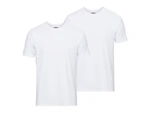 Mexx Pánske tričko, 2 kusy (Xxl, biela/okrúhly výstrih)