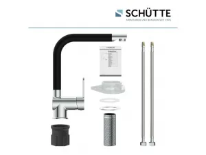 SCHÜTTE Umývadlová batéria RIO matná čierna