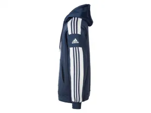 adidas SQ21 SW HOOD Pánska futbalová mikina, tmavo modrá, veľkosť