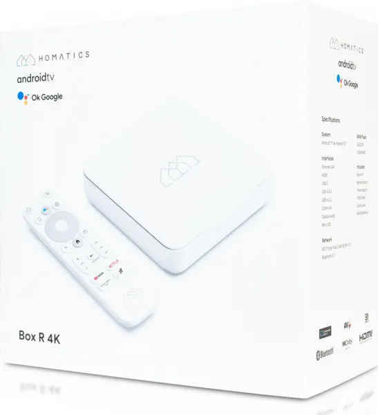 OEM Multimediálne centrum Homatics Box R, Android TV, 4K UHD