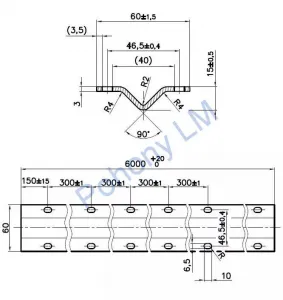 Vodiaci profil V - 6m