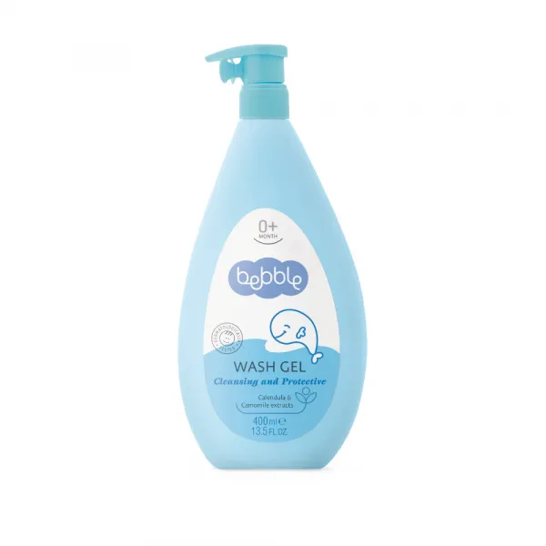 Detský umývací gél s harmančekom a nechtíkom lekárskym Bebble 400 ml
