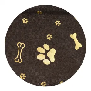 JAKS Podložka pre psa a mačku  golden bones Pelech veľkosti: 100 x 70 cm