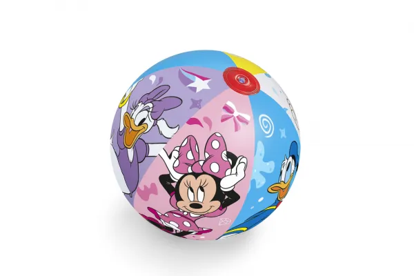 Lopta Bestway® 91098, Mickey&Friends, plážová, detská, nafukovacia, do vody, 51 cm