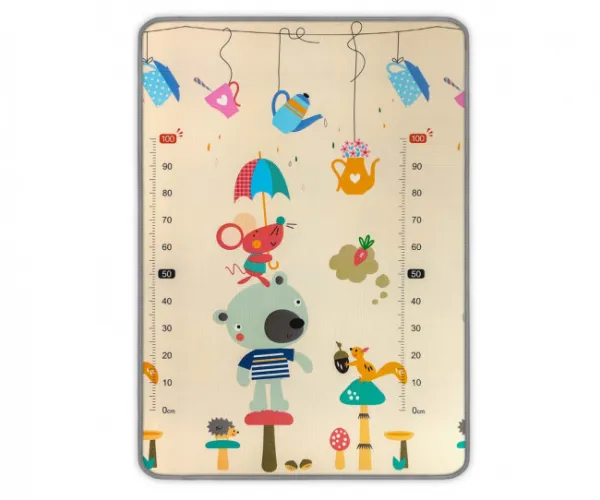 Rolovacia podložka pre deti Kinder 120x178 cm - Medveď a veľryby
