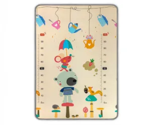 Rolovacia podložka pre deti Kinder 120x178 cm - Medveď a veľryby