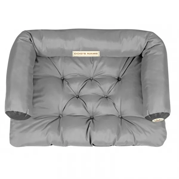 JAKS Vodeodolný pelech pre psa šedý Sofa Pelech veľkosti: 100 x 70 cm