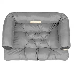 JAKS Vodeodolný pelech pre psa šedý Sofa Pelech veľkosti: 100 x 70 cm