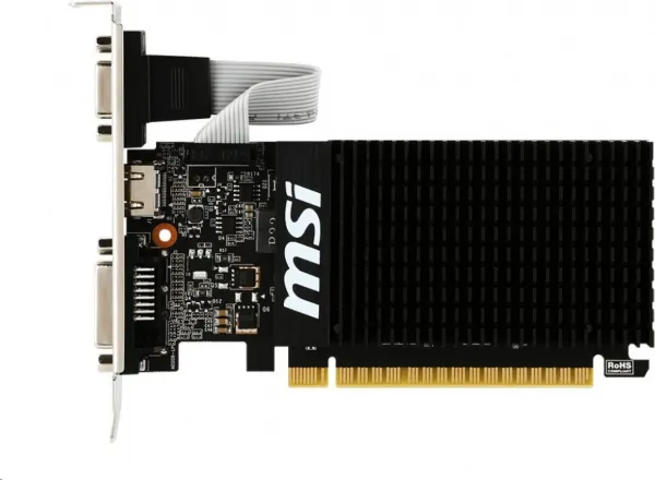 MSI VGA NVIDIA GeForce GT 710 2GD3H LP, 2G DDR3, 1xHDMI, 1xVGA, 1xDVI