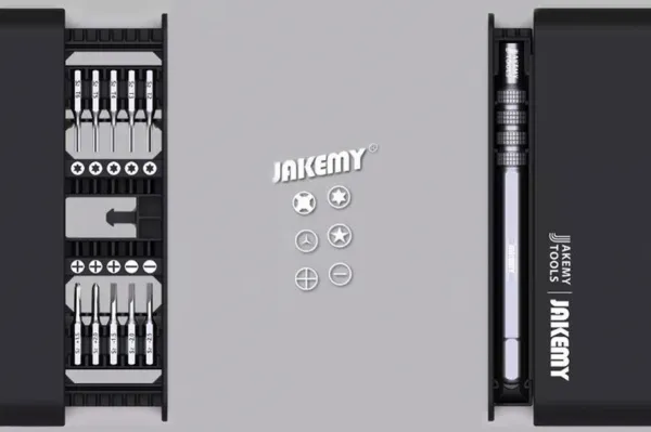 Stablecam JAKEMY Sada náradia 21v1 s rukoväťou z hliníkovej zliatiny 1DJ3050