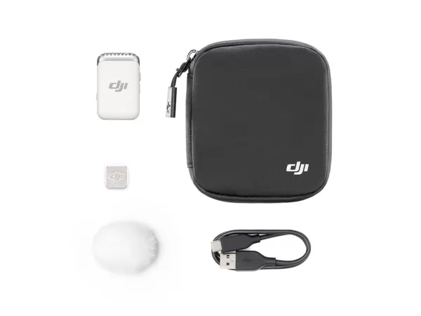 DJI Mic 2 (1 TX, Platinum White) CP.RN.00000329.01