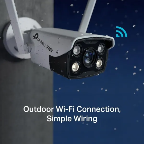 TP-Link VIGI C340-W(4mm), 4MP, Bullet, IR 30m, WIFI, Micro SD card