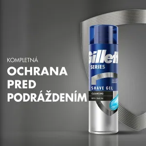 Gillette Series Cleansing gél na holenie pre mužov 200 ml