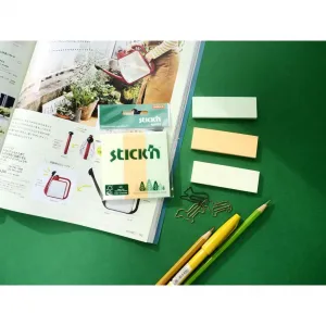 Stick`n by Hopax Samolepiaci bloček, 76x25 mm, mix pastelových farieb, 3x50 lístkov