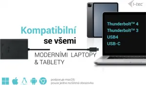 i-tec USB-C Dual 4K/60Hz (single 8K/30Hz) HDMI Video Adapter