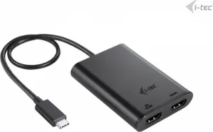 i-tec USB-C Dual 4K/60Hz (single 8K/30Hz) HDMI Video Adapter