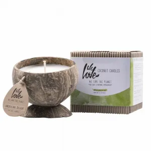 Sójová sviečka v kokosovom orechu "Darjeeling Delight" We Love the Planet 190 g