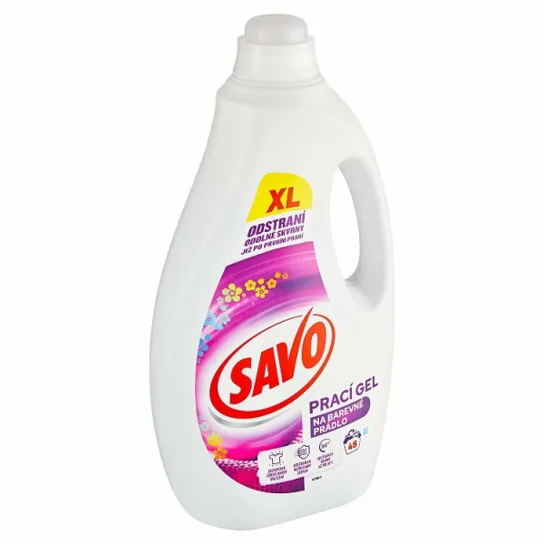 Savo Na farebné oblečenie gél na pranie 48 praní 2,4 l 1ks