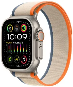 Innocent Trail Fabric Loop Apple Watch Ultra 44/45/46/49mm Band - Beige/Orange