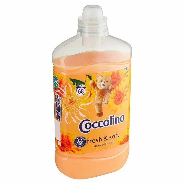 Coccolino Orange Rush koncentrovaný avivážny prípravok 68 praní 1700 ml