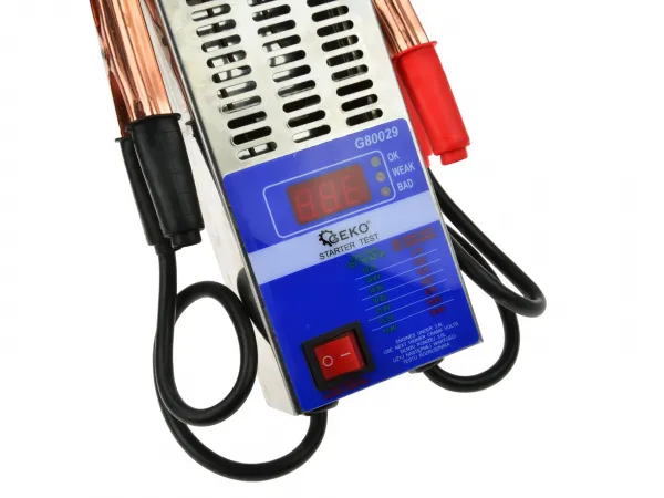 Geko LCD tester na kontrolu 12V autobatérií digitálný displej