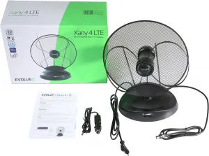 EVOLVEO Xany 4 LTE 230/12V, 50dBi aktivní pokojová anténa DVB-T/T2, LTE filtr