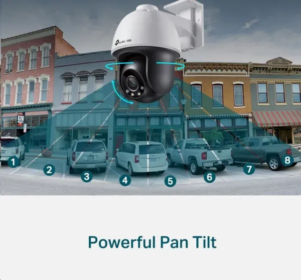 TP-Link VIGI C540(4mm), 4MP, PTZ, PoE, IR 30m, Micro SD card