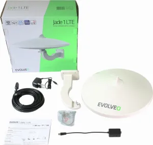 EVOLVEO Jade 1 LTE, 48dBi aktivní venkovní anténa DVB-T/T2, LTE filtr